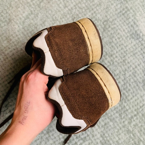 VANS vtg retro brown/red laceup skate sneakers mens sz7ns - Picture 7 of 15